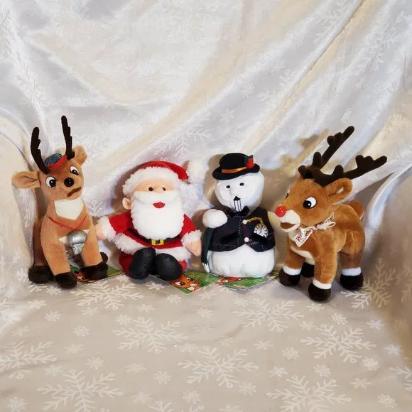 Stuffins Rudolph Island of Misfit Toys 1998-1999 CVS Plush Set of 12 w/Display - Picture 4 of 8